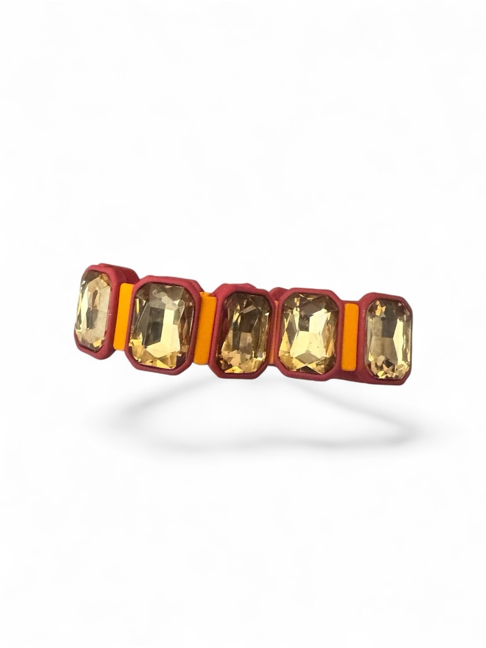 Kendra Scott Elle enamel framed sunset ombre illusion gold earrings ~ MSRP $75 - Picture 2 of 3